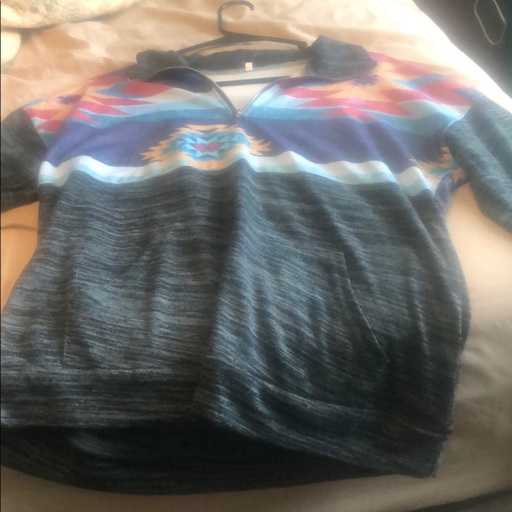 Pullover half zip